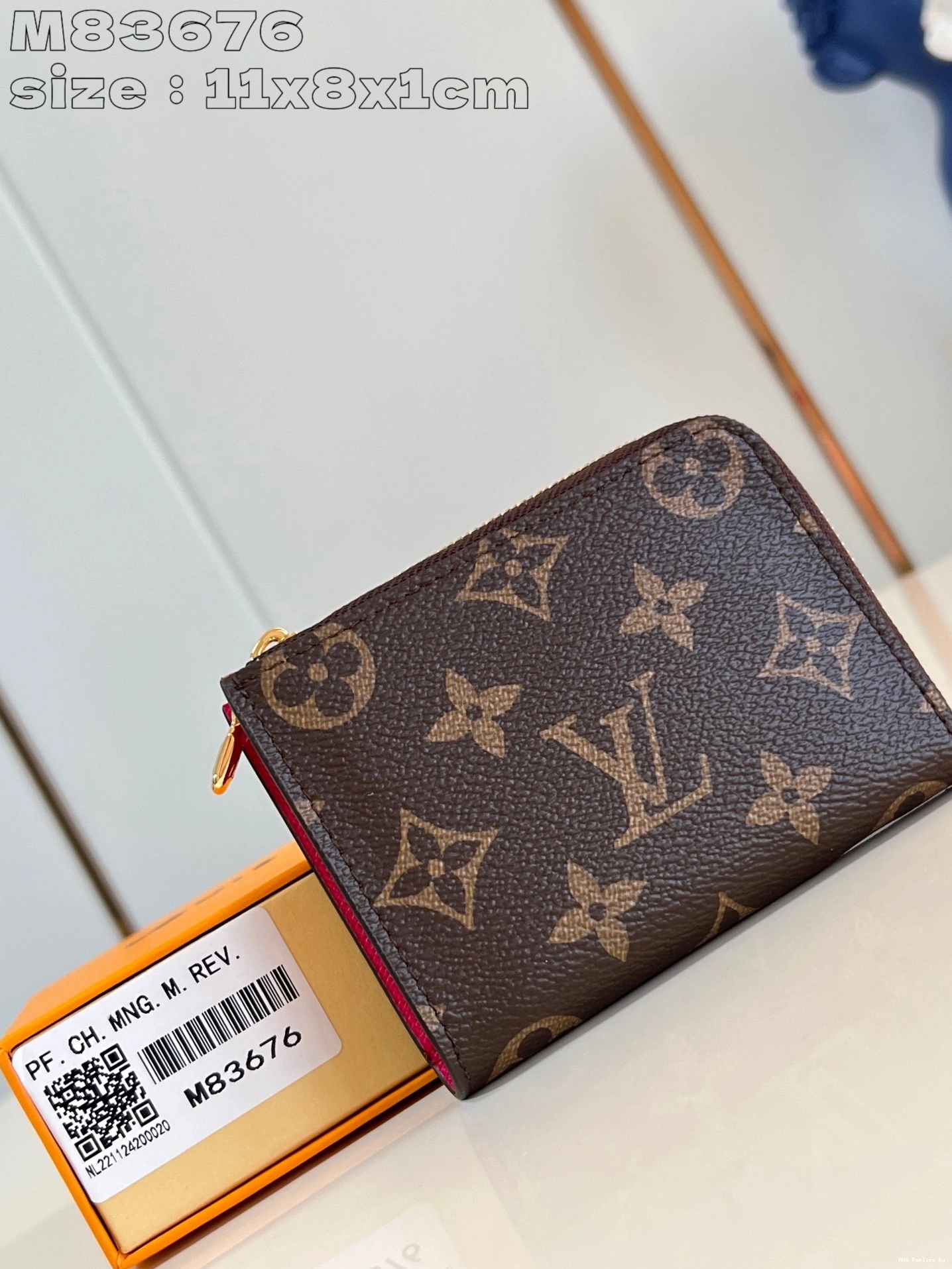 AAA Pruses Bags Noa Vuitton Louis Compact Wallet-11*8.5*1.5CM 0807